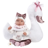 Llorens novorojenček realistična govoreča punčka 44 cm z mehkim telesom