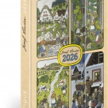 Heti mágneses naptár Josef Lada 2026, 11 x 16 cm