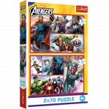 Puzzle - 2x70 - Become a Hero by Trefl
