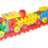 Jeu de construction en plastique – petit train