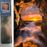 Diamentowe malowanie Zachód słońca 30 × 40 cm