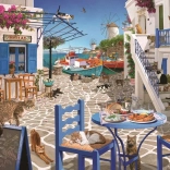 Puzzle Cats in Mykonos RAVENSBURGER 1500 pieces