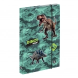 OXYBAG A4 Jumbo Dinosaur Notebook Box with Elastic Band