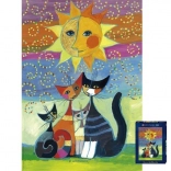 puzzle avec motif de rosina wachtmeister avec feuille d’or 1000 pièces