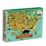 Galison Puzzle National Parks of America 1000 Pieces