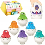 WOOPIE Mozaïek Montessori Eieren Piep 6 stuks