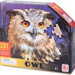 Outline Puzzle Owl 231 Pieces