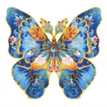 Wooden Puzzle Butterfly Morpho Helena