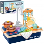 Play Kitchen for Kids 2-in-1 with Sink