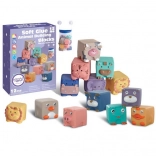 WOOPIE children's sensory blocks and animal puzzles 12 pcs