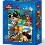 Pirate Puzzle 2×100 pieces