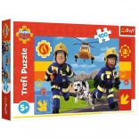 Puzzle 100 pieces – always helpful FIREMAN SAM TREFL