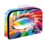 Kids' laminated cardboard carry case – Colored Pencils, 34 cm