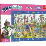 TREFL Puzzle with Hidden Images Spy Guy: Amusement Park 100 Pieces