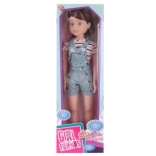 Poupée marcheuse brune 80 cm