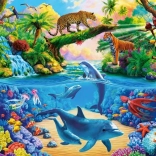 puzzle 260 pieces wild nature