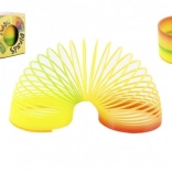 Tęczowa plastikowa magiczna sprężyna 7,5 cm