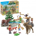 Playmobil Wiltopia – North American Animals, 54-piece Building Set