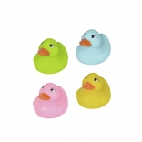 Canetons de bain en filet – set de 4 jouets flottants colorés