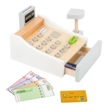 Wooden kids’ cash register SMALL FOOT white