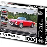 Puzzle Retro Cars Fiat 124 Spider (1973) – 1000 pieces