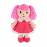 Rag Doll Mazlinka with Pink Hair 31 cm