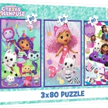 Puzzle 3×80 – Colorful Days GABBY (Gabby’s Dollhouse)