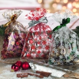 Cellophane Bag 35x50 cm with Stars