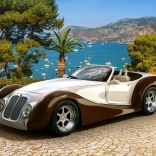 Puzzle 260 Pieces Roadster in the Riviera