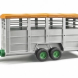 Bruder animal transport trailer with cow 1:16