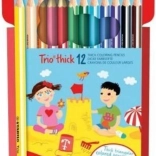 STABILO Trio Thick Colored Pencils Set of 12 Colors