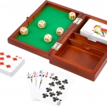 Small Foot Cards and Dice in a Wooden Box