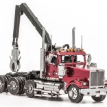Metal 3D Model Western Star 4900 with Log
