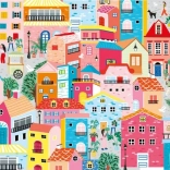 Colorful Houses Puzzle 1000 Pieces