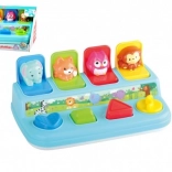 Puttekasse med pop-op dyr – interaktivt legetøj til børn