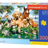 Puzzle 200 Pieces Summer Pals
