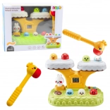 Interactive Whack‑a‑Mole Game for Kids with Melodies and 7 Speeds