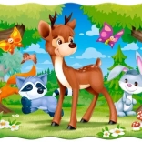 Puzzle 30 pieces Deer and Friends