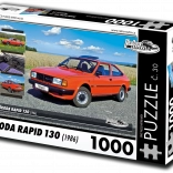 retro-cars puzzle Škoda Rapid 130 1000 pieces