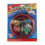 Launcher Spinning Tops with Arena and 4 Tops