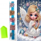 Diamond Painting on Canvas – Christmas Angel 23 × 30 cm
