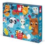 Tactile Puzzle JANOD Forest Animals 20 Pieces
