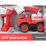 Screw-Together Remote-Controlled Fire Truck