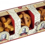 Professor Puzzle Great Minds: Famous Men – 3‑in‑1 Puzzle Set