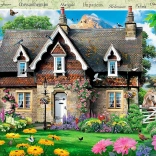 Puzzle Cottage on the Hill 1000 pieces