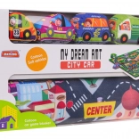 Soft Play Mat City with 4 Toy Cars