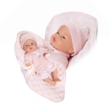 Blinking Baby Doll Antonio Juan with Sounds - 37 cm