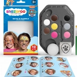 SNAZAROO 8-Color Face & Body Paint Set – PAW Patrol Skye & Rubble