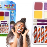 Face Painting Set Colors, Glitter, Crayons, Brushes