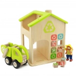 Masterkidz Wooden Recycling and Sorting Station